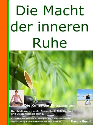 cover image of Die Macht der inneren Ruhe